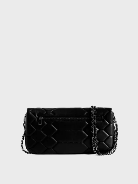 Кожаный клатч Zadig&voltaire черный