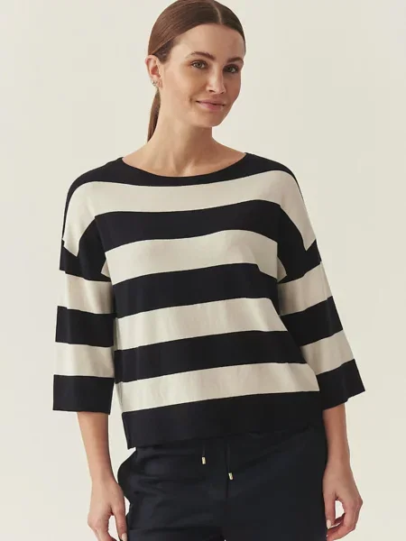 Pulover Tatuum cu dungi negru