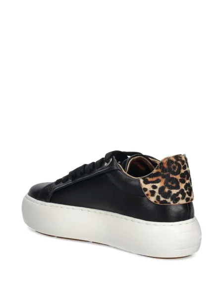 Sneakerși Alexander Smith cu platformă cu imagine cu model leopard negru