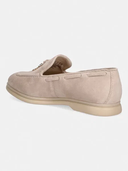 Loafersy Guess beżowe