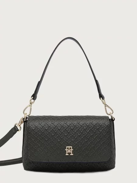 Tommy Hilfiger geantă crossbody pentru femei cu imitație de piele verde