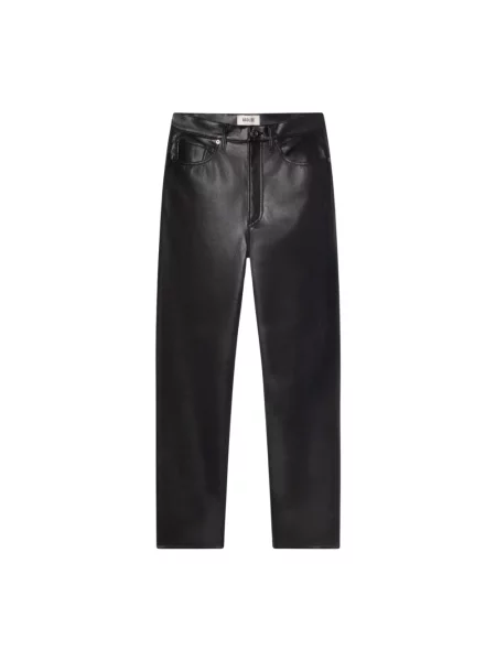 Spodnie Agolde z wysoką talią czarne