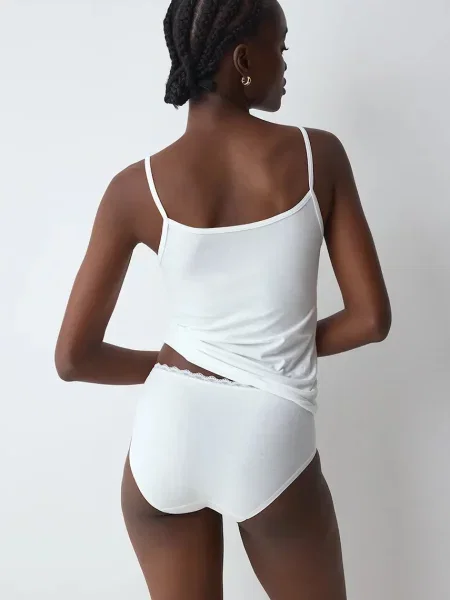 Triumph nohavičky dámske s bavlnou Feel Of Cotton biela