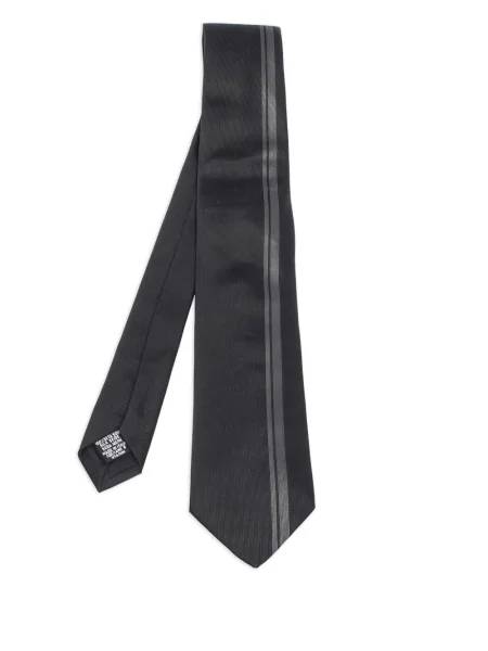 Cravată Boss cu dungi cu legături negru