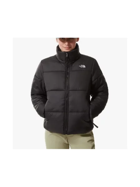 Kurtka The North Face w geometryczne wzory retro czarna