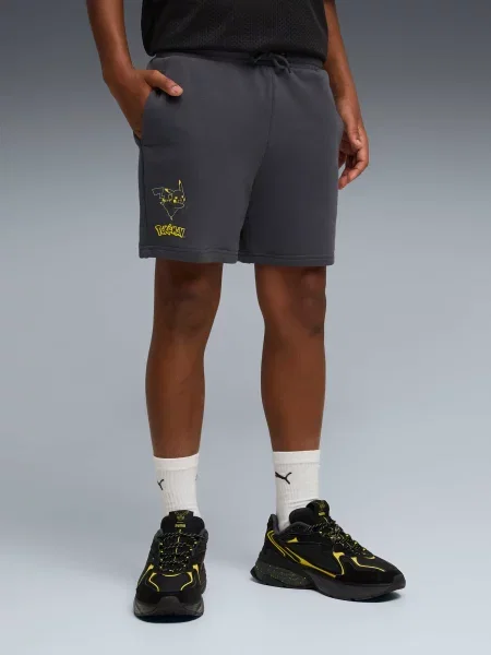 Детские шорты Puma серые
