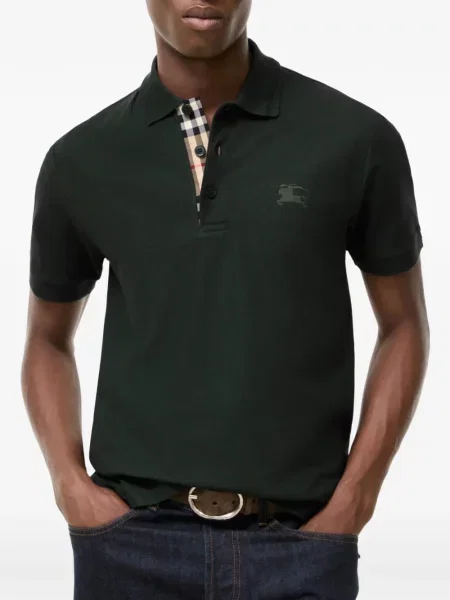 Tricou polo Burberry verde