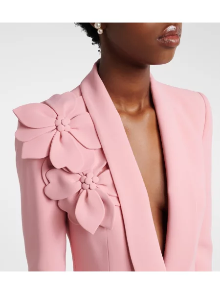 Sacou Elie Saab cu model floral roz
