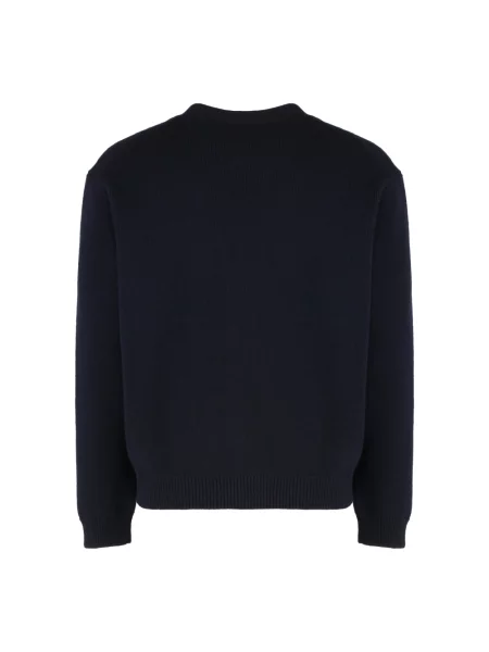 Kardigan Maison Kitsune wełniany niebieski