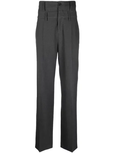 Pantaloni Ambush de lână melange gri