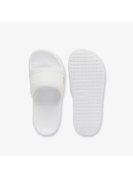 Lacoste Klapki Serve Slide Hybrid białe