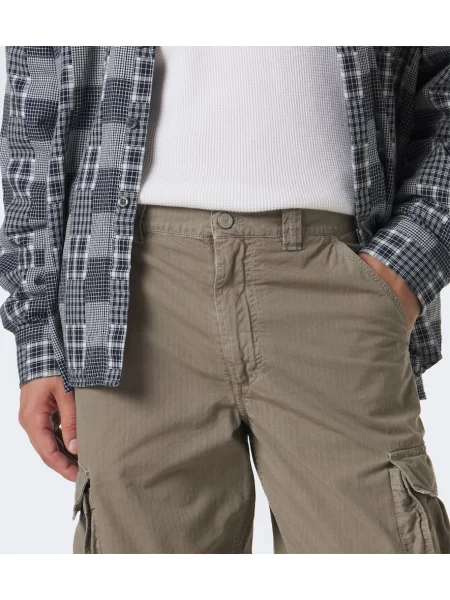 Pantaloni cargo Erl bej