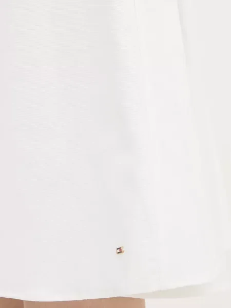 Tommy Hilfiger рокля с лен бежово