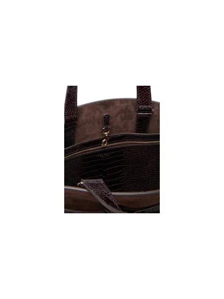 Tory Burch Rankinė Romy Suede Bauletto Tamsiai ruda