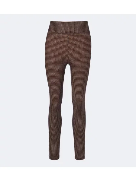 Κολάν The Upside houndstooth καφέ