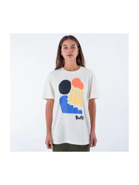 Tricou Hurley alb