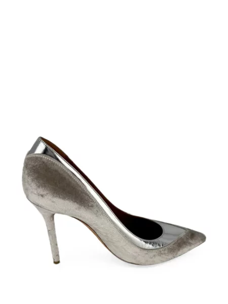 Pantofi cu toc Malone Souliers de catifea gri