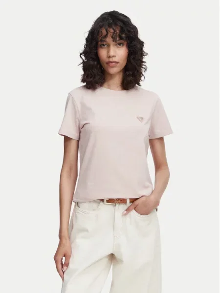 Guess Tricou deschis roz