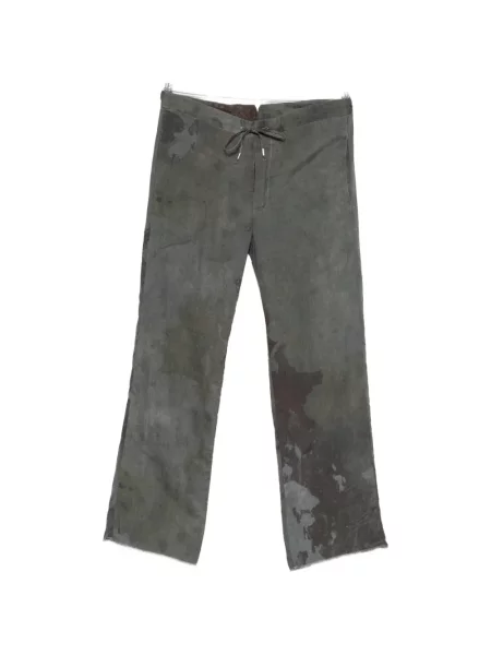 Pantaloni K'ang cu cordon gri