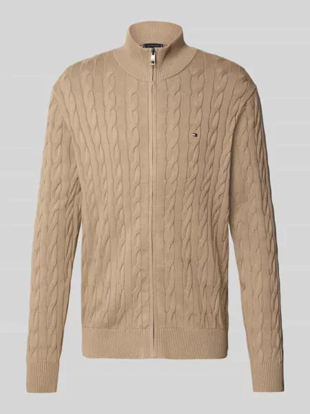 Kurtka z dzianiny o kroju regular fit z czystej bawełny Tommy Hilfiger
