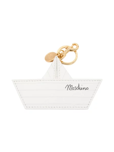 Zawieszka Moschino biała