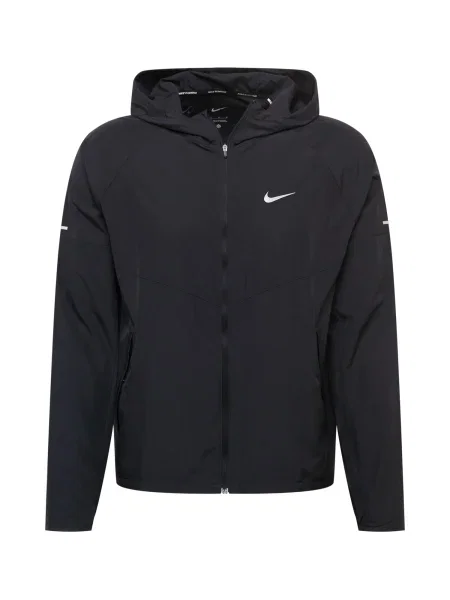 NIKE Jachetă de trening negru alb