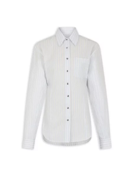 Koszula Rabanne w paski niebieska