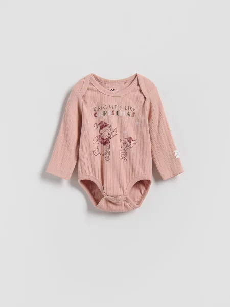 Reserved BABIES` BODY SUIT pudrově růžová
