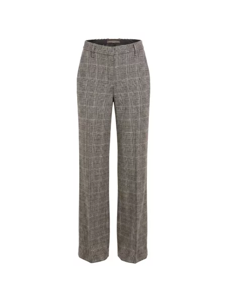 Pantaloni Ermanno Scervino în carouri maro