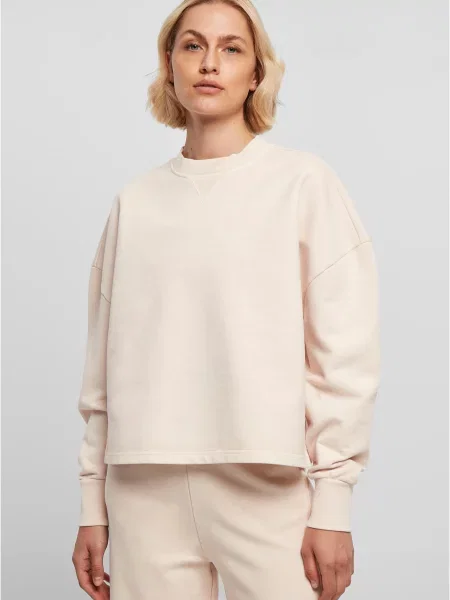 Bluza nierozpinana Urban Classics frotte różowa