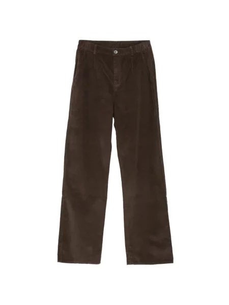 Pantaloni Private 0204 de catifea cord maro