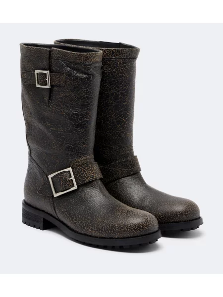 Botine Jimmy Choo din piele negru