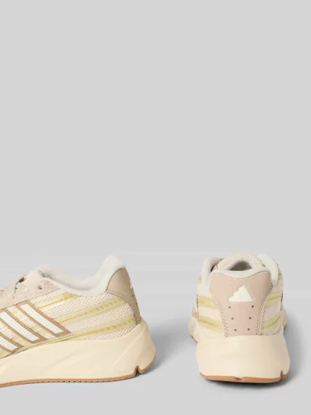 Sneakersy o niskim kroju z detalami w imitacji weluru Model TECHNOCHAOS Adidas Sportswear białe
