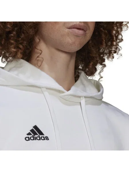 Geacă Adidas Performance cu glugă alb