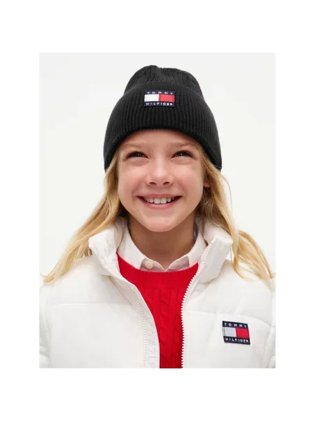 Čiapka Tommy Hilfiger čierna