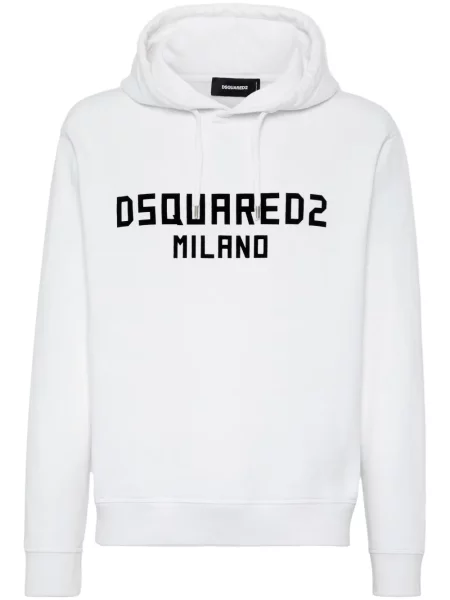 Hanorac cu glugă Dsquared2 alb