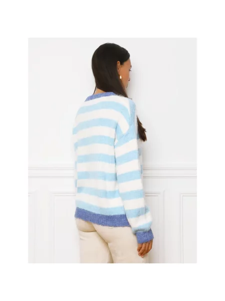 Pulover La Modeuse albastru