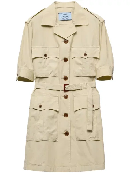 Костюм мини рокля Prada поплин