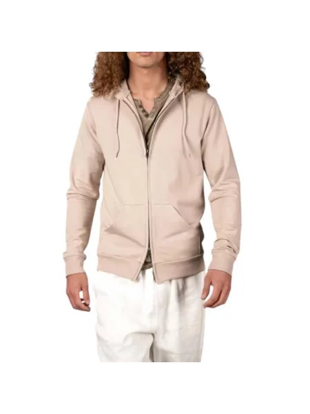 Sweter Anonym Apparel z kapturem beżowy