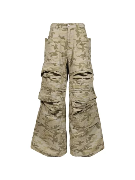 Pantaloni cargo Natasha Zinko cu imagine cu model camuflaj
