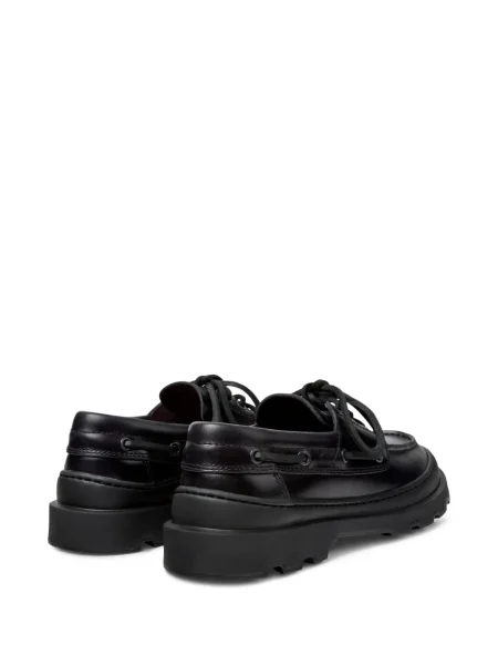Pantofi loafer Camper cu șireturi din piele negru