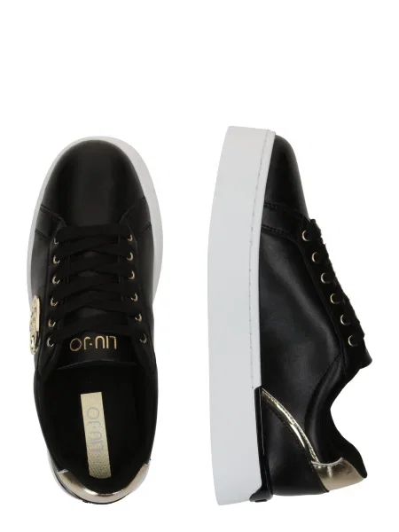Sneakerși Liu Jo din piele negru
