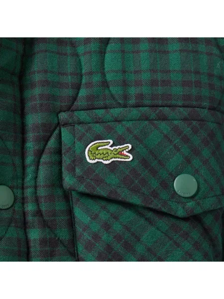 Рубашка Lacoste зеленая