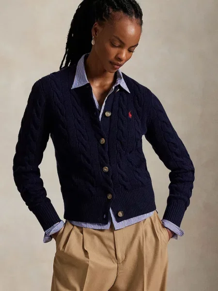 Polo Ralph Lauren cardigan pentru femei din lână