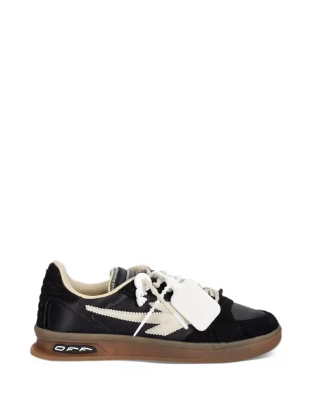 Sneakersy Off-white wiązane białe