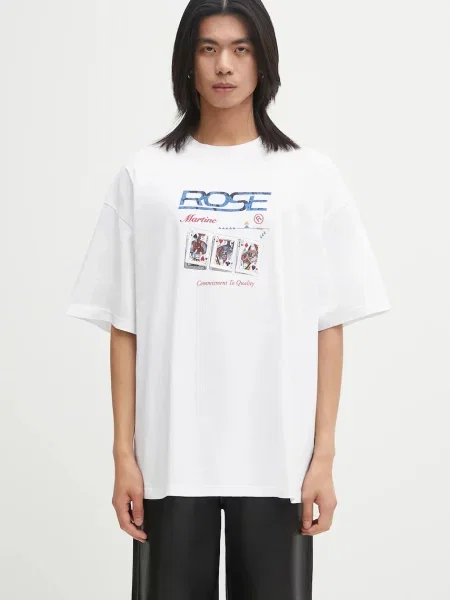 Majica Martine Rose Oversized S/S s uzorkom bijela
