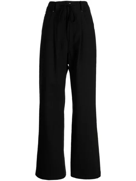 Szerokie spodnie Goen.j czarne