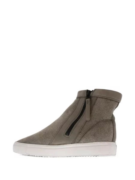 Botine Goosecraft din piele de oaie gri