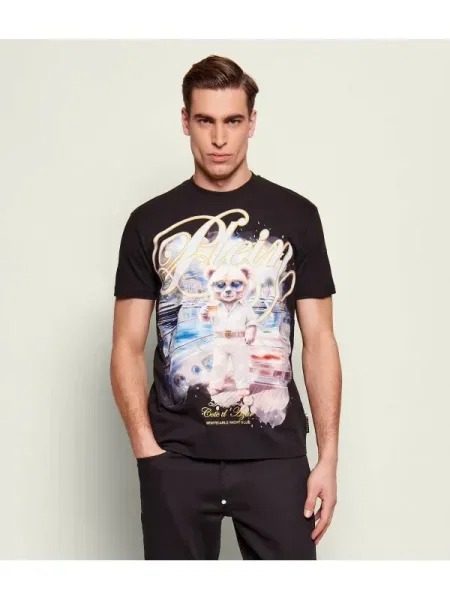 Philipp Plein Tricou Teddy Bear negru