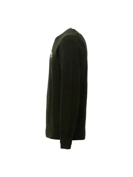 Dzianinowy sweter Mc2 Saint Barth zielony